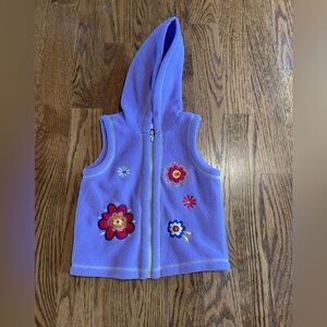 Hanna Andersson fleece vest size 3-4 years